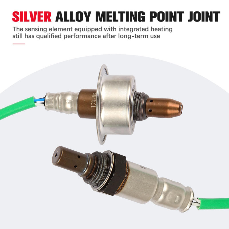 [Australia - AusPower] - O2 Oxygen Sensor Upstream Downstream Compatible for Honda CR-V 2007 2008 2009 2010 2011 234-9091 234-4462 2PCS 