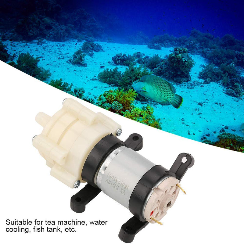 [Australia - AusPower] - 12V Mini Electric Diaphragm Pump 1.5-2L/min Water Pressure Pump Ideal for Tea Machines and Aquariums 