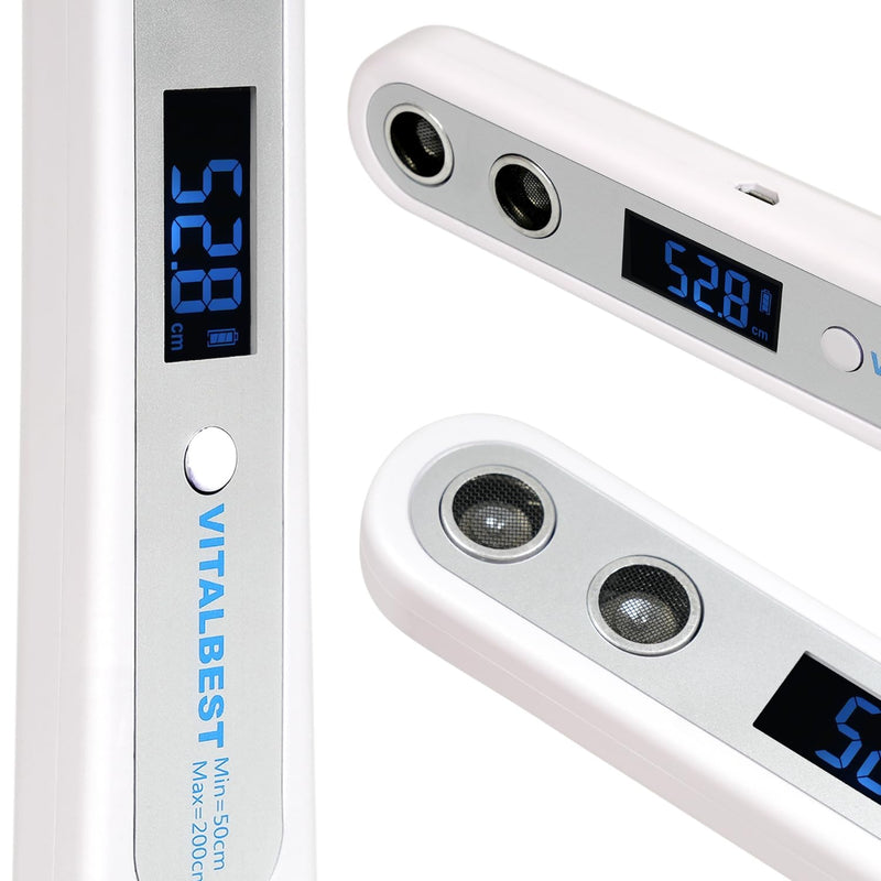 [Australia - AusPower] - Stadiometer, Portable Ultrasonic Stadiometer, Height Measurement Tool for Adults and Kids, Medical Office Handheld Height Measuring Device for Healthcare Professionals 
