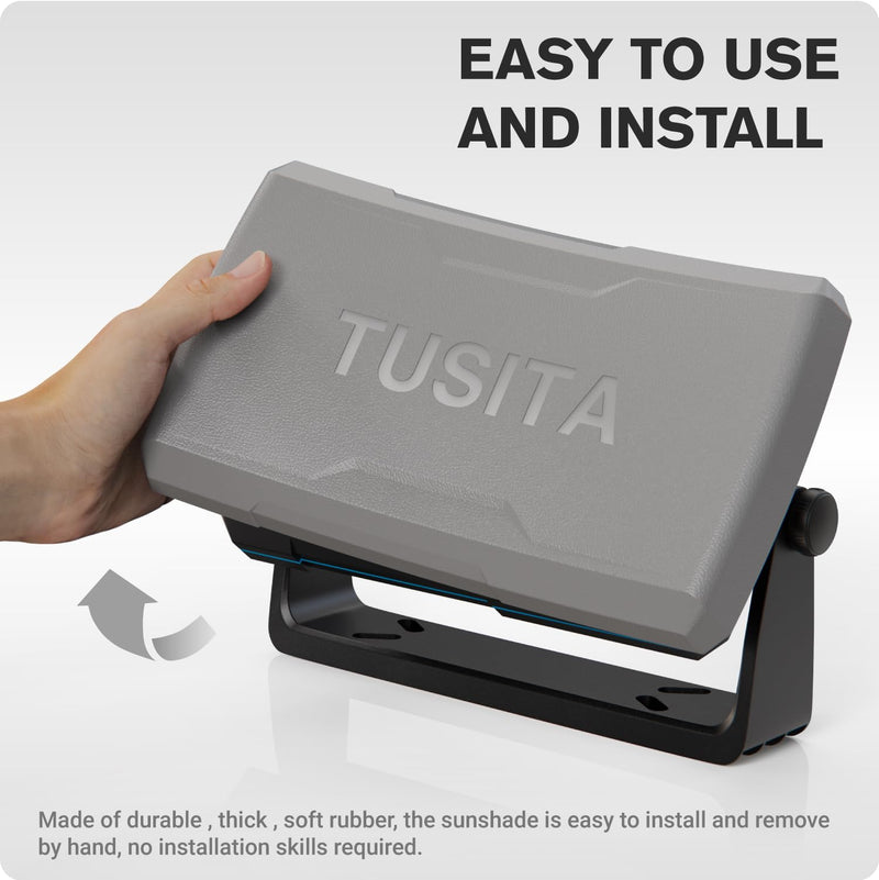 TUSITA 010-13132-00 Sun Cover Compatible with Garmin Striker Plus 9sv | Vivid 9sv Fishfinder