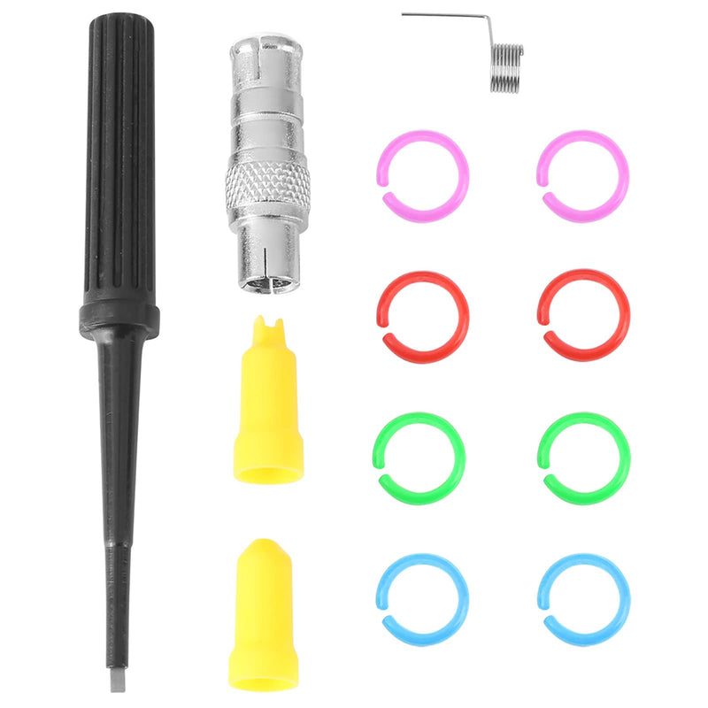 [Australia - AusPower] - P2200 Oscilloscope Probe 200MHz High Frequency, BNC Connector with X1/X10 Attenuation Switch, Professional Grade Test Clip for Oscilloscopes 