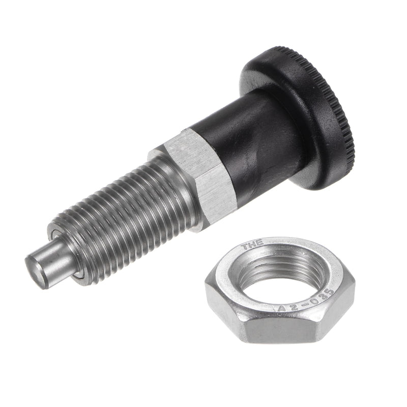 [Australia - AusPower] - Push Fit Ball Nose Spring Plunger M16x1.5 Thread Length 1.02" Pin Dia.8mm Stainless Steel Return Knob Plunger Non-Locking Retractable Index Plunger for Industrial Equipment 