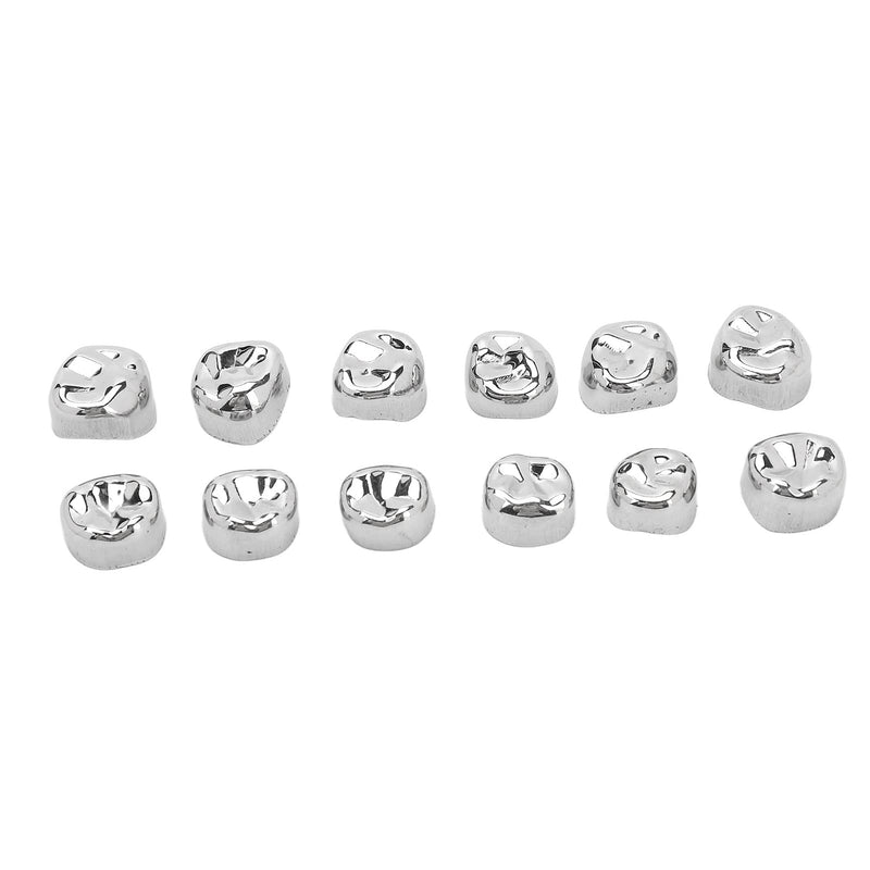 [Australia - AusPower] - Metal Dental Teeth Crown, Reduce Tooth Loss Rustproof Dental Molar Metal Crowns for Hospital 