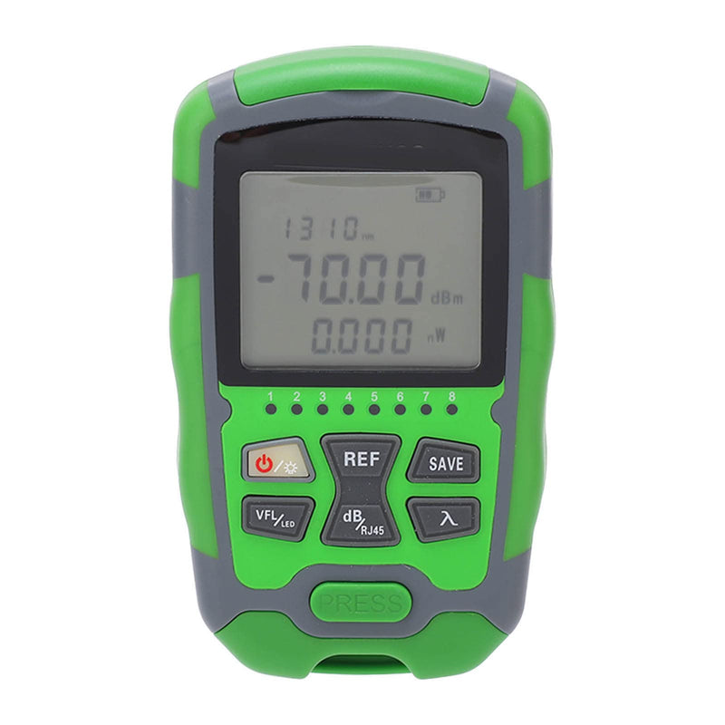 [Australia - AusPower] - Optical Fiber Power Meter Rechargeable Optic Cable Tester MC70 for 850nm 980nm 1270nm 1300nm 1310nm 1490nm 1550nm 1577nm 1625nm 1650nm(50mW) 