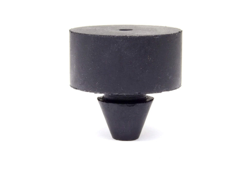 [Australia - AusPower] - Black SBR Rubber, Push-in Bumper - Bumper Diameter - 1", Bumper Height - 1/2", Fits Panel Hole Diam - 3/8" 6 