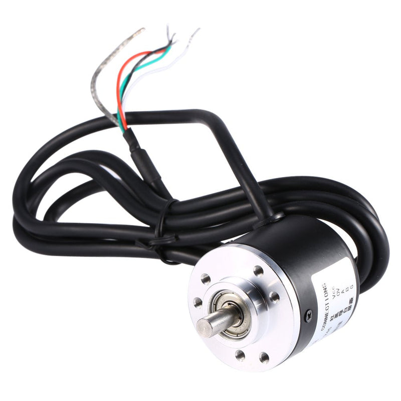 [Australia - AusPower] - Incremental Encoder, Optical Incremental Encoder, 600P R, Optoelectronic Incremental Encoder, 5 V - 24 V, From 2 Phases, Shaft 6 mm 