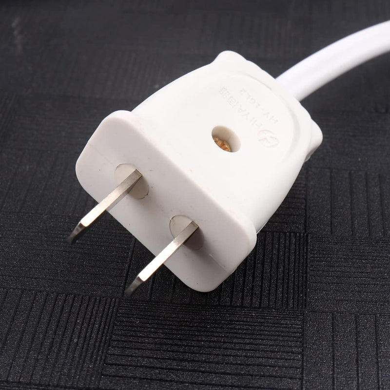 [Australia - AusPower] - 1pcs White Hanging Light Cord E27 Light Bulb Socket to 2-Prong with On/Off Switch (about 80mm base & 9.2ft wire) About 80mm Base & 9.2ft Wire 