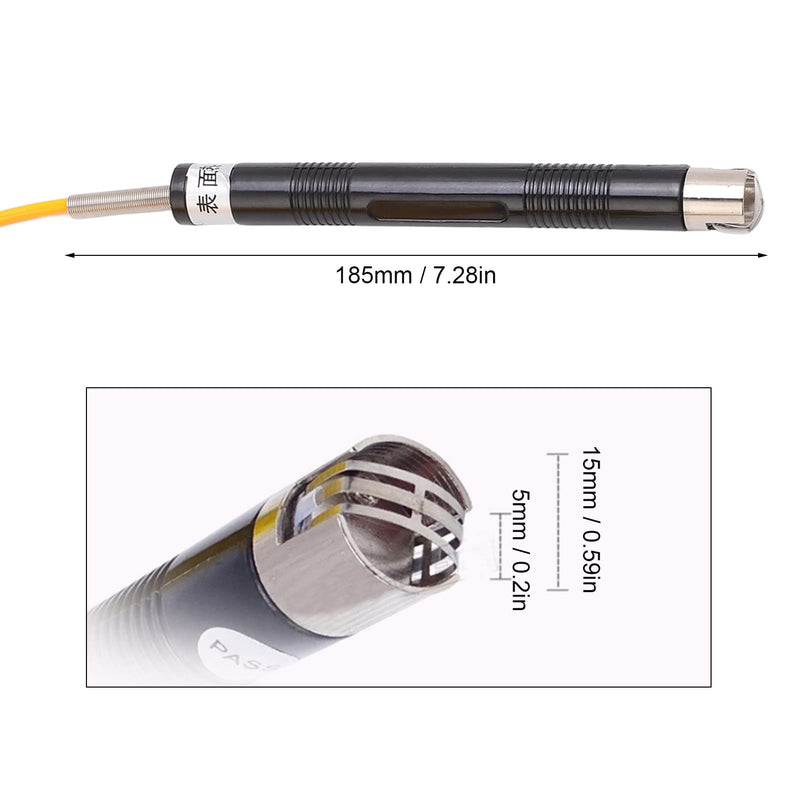 [Australia - AusPower] - K Type Handheld Outside Thermocouple Thermoelement Typ K Sensor, Stecker Thermoelement mit KopfProbe NR 81531B Straight Shank Surface Temperature Probe Replacement 5 Seconds Response -50 