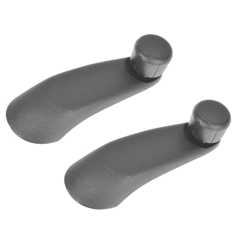 [Australia - AusPower] - TRQ Manual Window Crank Handle Black LH RH Pair Compatible with Express Savana Saturn 