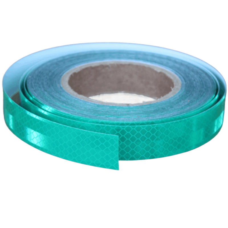 Non Fading Reflective Tape Green 1 inch Wide, Outdoor Waterproof High Visibility Safety Warning Reflector Sticker Strips (68 feet) 1"X68ft PET Material--Green