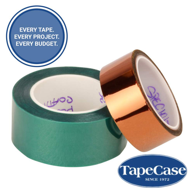 TapeCase Metalized Polyester Film Tape 1" x 5yds - Blue (1 Roll) 5 Yards 1 inches