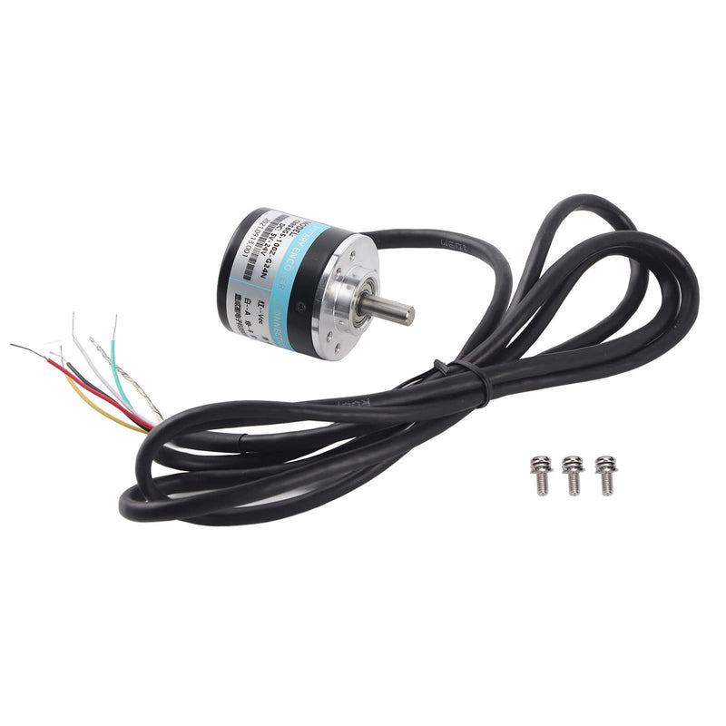 ABZ Three-Phase Encoder, Photoelectric Encoder, DC 5-24 V, 3000-6000 rpm, Full Wave Encoder for Car Engineering (100 Hz), Encoders