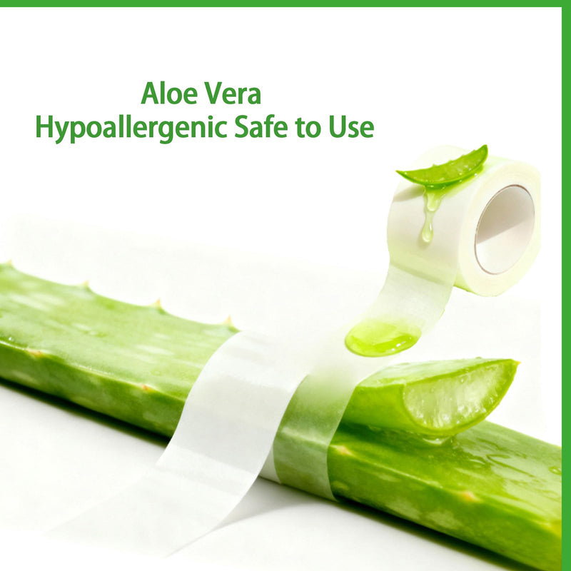 Medical Aloe Low-Allergy Tape, for Surgery, First aid, face, Skin, etc. Multi-Functional Medical Tape (1 in x 3Rolls) 1 in x 3Rolls