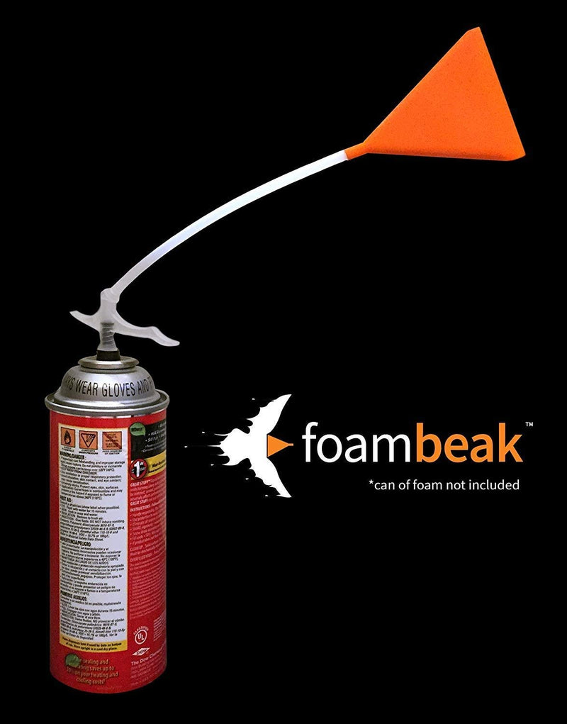 [Australia - AusPower] - Vertical Nozzle For Expanding Foam Insulation | A Spray Foam Insulation Can Nozzle That Widens Insulation Foam Up To 3 Inches. Perfect For Drywall Spray, Foam Spray, Insulation Spray (3 Pack) 