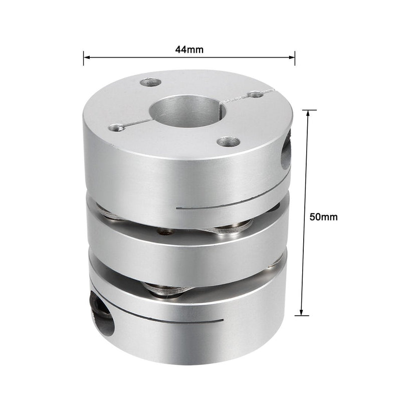 [Australia - AusPower] - uxcell 16mmx19mm Clamp Tight Motor Shaft 2 Diaphragm Coupling Coupler 16-19mm 