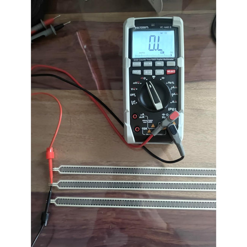 [Australia - AusPower] - Tissting Pressure Sensor, High Precision Thin Film Force Sensor SF15-600 with Resistance for Smart Homes, Medical Electronics and Portable Devices 