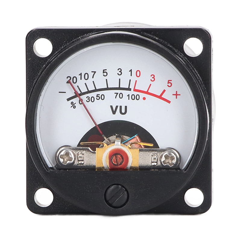 VU Meter Panel Kit 2PCS VU Meter Warm Back Light Recording Audio Level Amp with Driver Board and Cable for Connect Source Devices