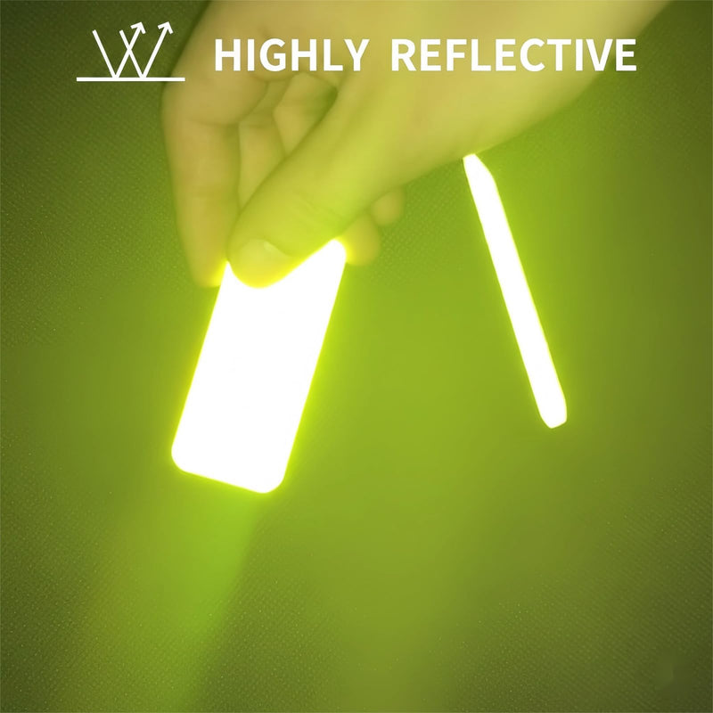 Reflective Stickers 3M DG3 Diamond Grade, 20 Pcs Waterproof Safety Reflective Tape for Truck Trailer Bike Motorcycle, 3.15"x1.18" Fluorescent Yellow-Green Reflectors for Driveway Entrance