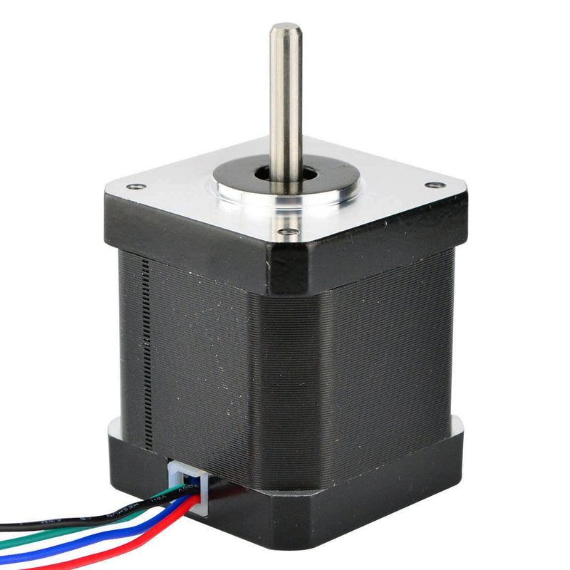 STEPPERONLINE 0.9deg Nema 17 Stepper Motor Bipolar 2A 46Ncm/65oz.in 42x42x48mm 4-wires DIY CNC