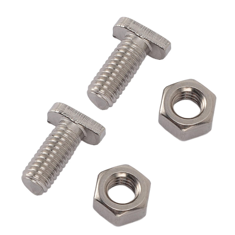 [Australia - AusPower] - Greenhouse Nuts Bolts Set, 50Set Stainless Steel M6x14 Bolts and M6 Hexagonal Nut Greenhouse Nuts Screws Assortment Set Green House Accessories 