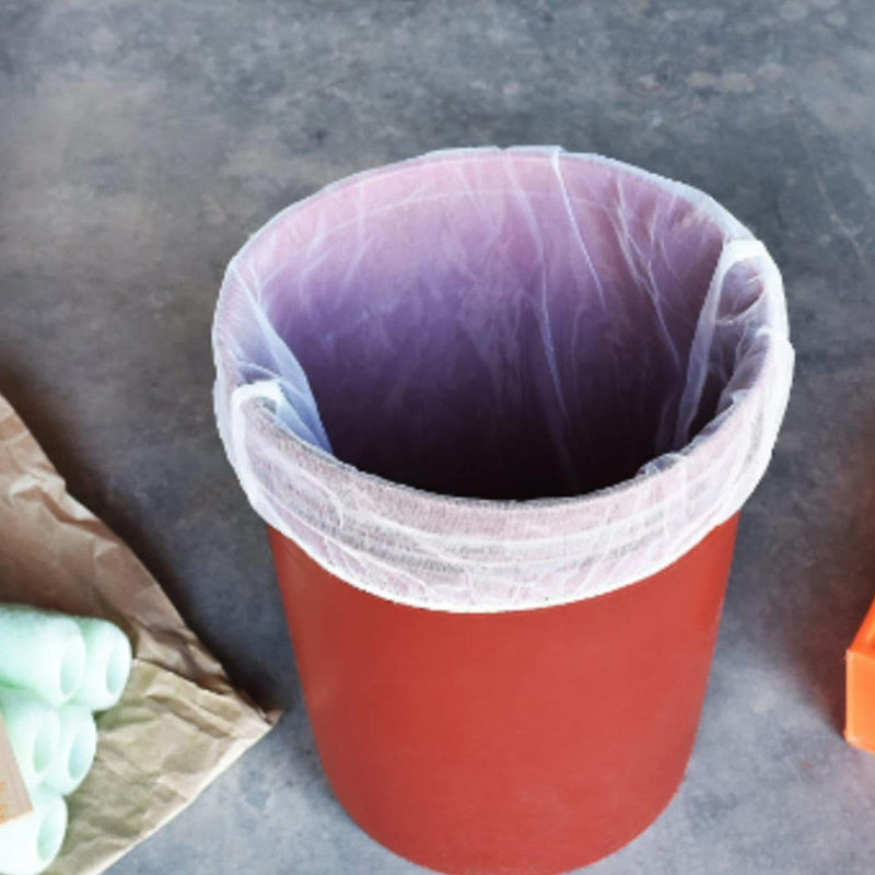 [Australia - AusPower] - HJIAMA Pack of 5 5 Gallon Filter Bags, White Filter Bags, Elastic Opening Design, Hem Process, Filter Bag, Filter Strainer Mesh for Filtering, Colours Coatings 