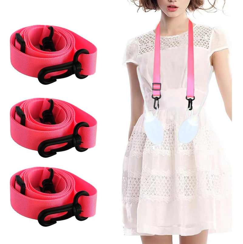 [Australia - AusPower] - 3Pcs Shower Lanyard for Mastectomy Drain Holder; Breast Cancer/Abdominal Debridement/Tummy Tuck Patients Surgical Drain Holder; Breast Surgery Recovery Care Package 