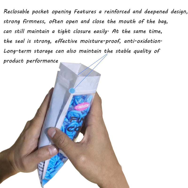 [Australia - AusPower] - Medium Disposable Nitrile Finger Cots, Anti-Static Non-allergenic Finger Protectors,Suitable for Beauty, Cleaning, Massage,Electronic Repair 100 pcs (Blue) Blue 