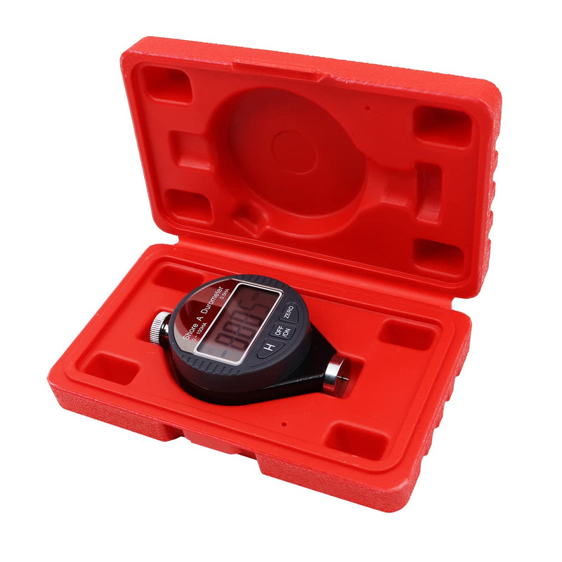 Portable 0-100HA Hardness Tester Display Durometer Tyre Gauge for Rubber Tyres Plastic Thermal Base Bowling Ball