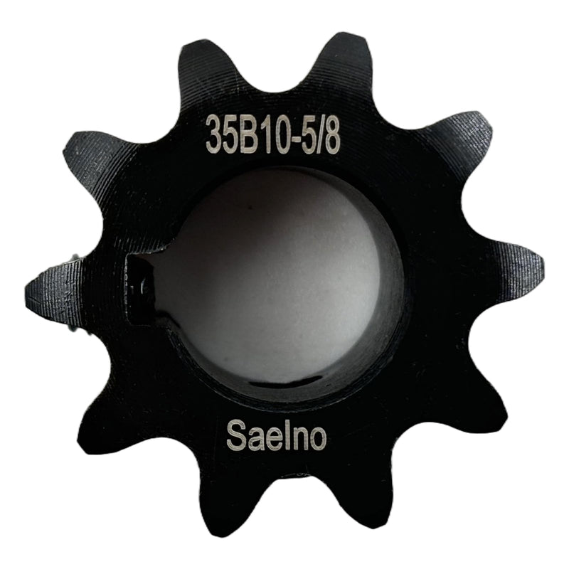 [Australia - AusPower] - #35 Roller Chain Sprocket Type B 5/8 inch Bore 10 Tooth, Hardened Antirust 1045 Steel Drive Sprockets 35B10-5/8 