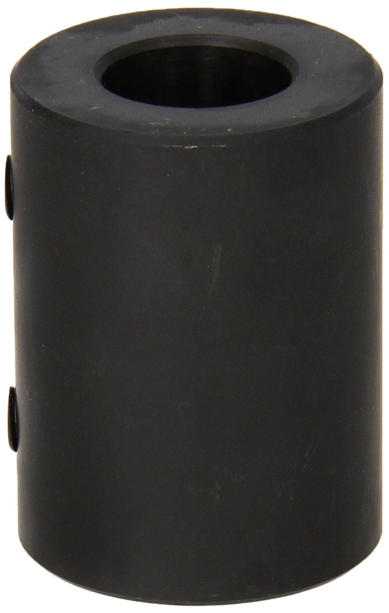 [Australia - AusPower] - RC-075-4H@90 Black Oxide Plated Mild Steel Rigid Coupling, 3/4" Bore, 1-1/2" Outside Diameter, 2" Length, 5/16"-18 x 3/8" Set Screw 