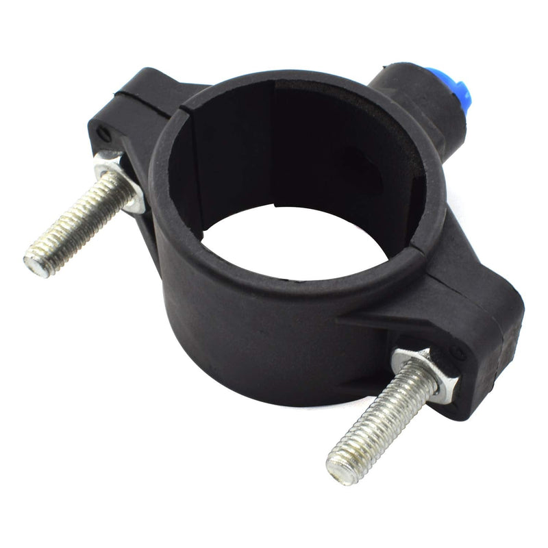 [Australia - AusPower] - SDTC Tech 1-Pack Drain Saddle Valve with 1/4" Quick Connect Plastic Water Filters Valve Clamp for Reverse Osmosis System 
