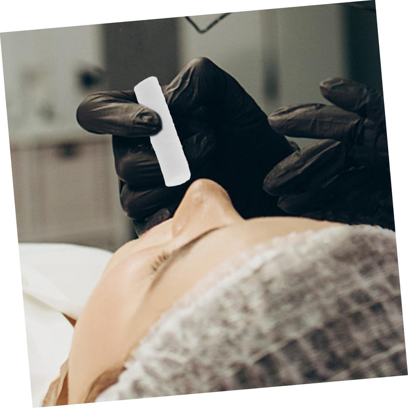 [Australia - AusPower] - PACKOVE Pack of 200 Tattoo Lip Rolls, Cotton Rolls, Absorbent Cotton Rolls for Dentist and Tattoo Applications, Practical, Skin-friendly and Easy to Use 
