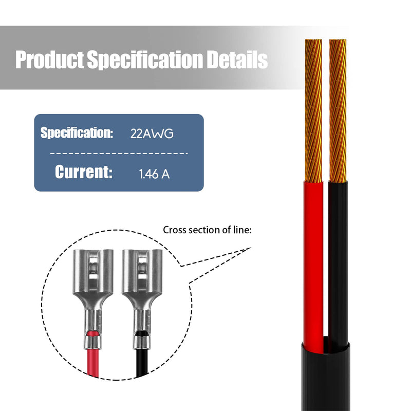 [Australia - AusPower] - Trail Camera Battery Power Cable Chew Proof Compatible with Tactacam Reveal X XB SK,Wise Eye,Spartan Gocam,Covert Cameras,Snyper Cameras,Etc. 4.0x1.7mm DC Plug, 79" 4.0x1.7 mm End-Spade Connector 