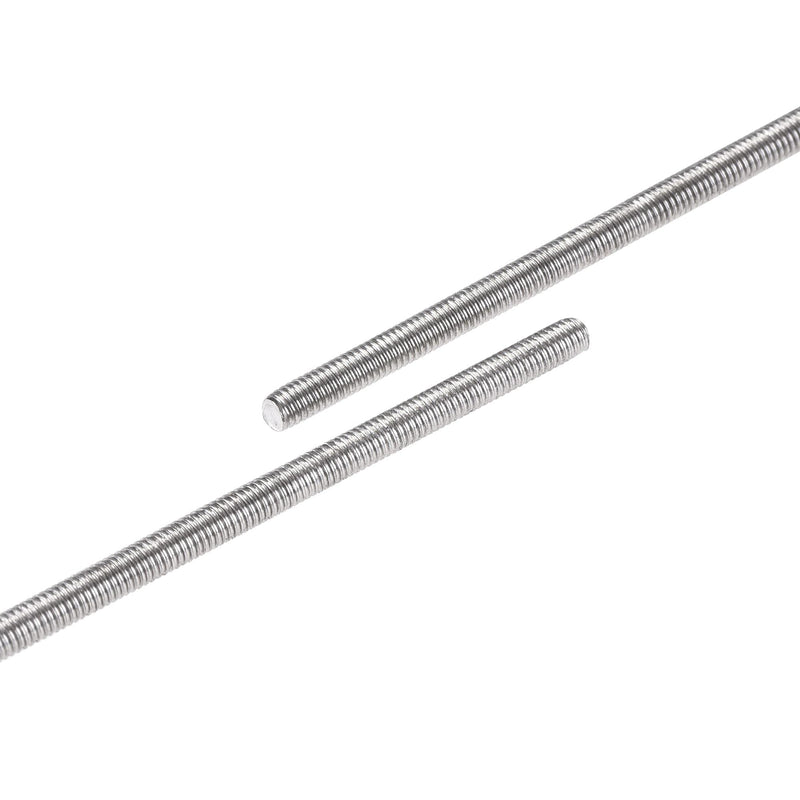 [Australia - AusPower] - uxcell 5Pcs M3 x 350mm Fully Threaded Rod 304 Stainless Steel Right Hand Threads 