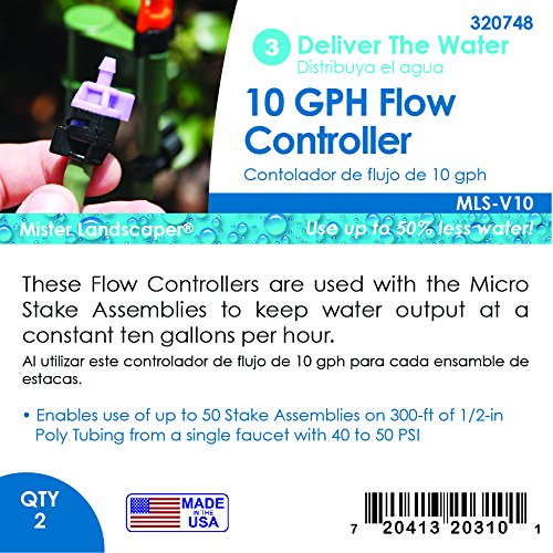 [Australia - AusPower] - Mister Landscaper 10 GPH Violet Flow Controller 