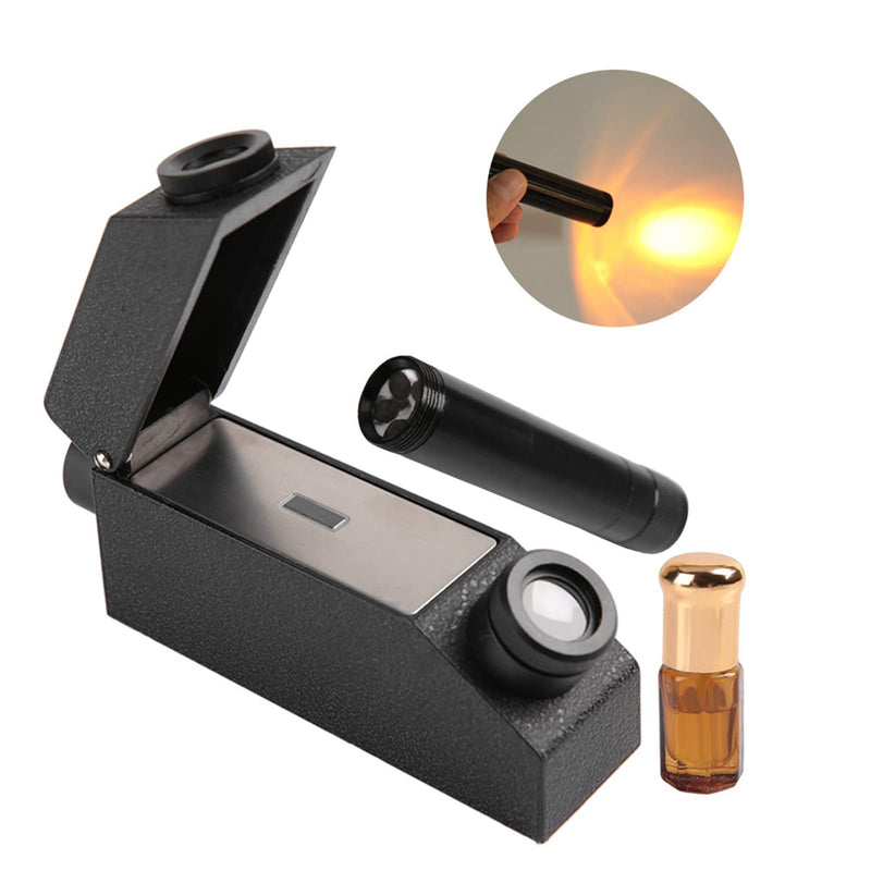 [Australia - AusPower] - Refractometer, Jewelry Refractometer Meter Testing Identification Tool Professional Gemological Refractometer Tester for Measuring Refractive Index 