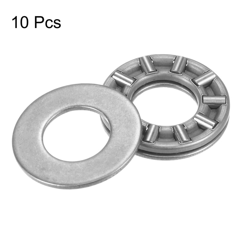 [Australia - AusPower] - uxcell TC613 Thrust Needle Roller Bearings with Washers 3/8" Bore 13/16" OD 5/64" Thickness 10pcs 3/8" x 13/16" x 5/64" 10 