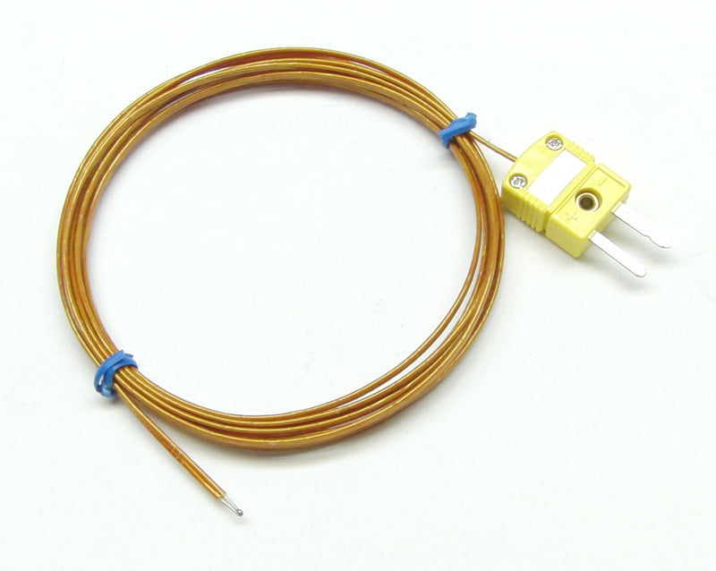 [Australia - AusPower] - K-Type thermocouple Probe with high Temperature Kapton Plastic Insulation - 752 deg F (400 deg C) (6 ft) 6 ft 