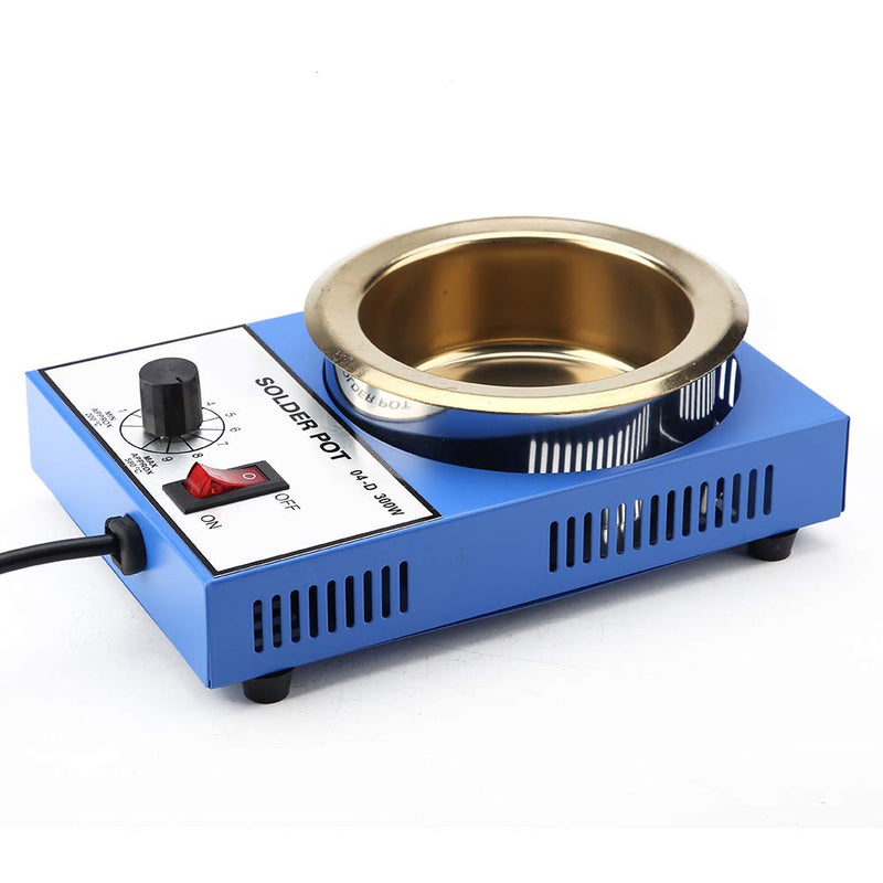 Soldering Pot, 220V 100mm Desoldering Bath, Melting Oven, Soldering Pot Tin Bath, Soldering Bath, Melting Pot, 300W, EU Plug