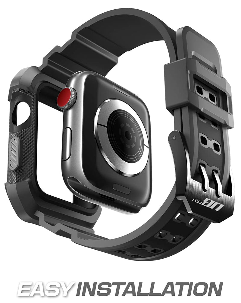 [Australia - AusPower] - SUPCASE [Unicorn Beetle Pro Case for Apple Watch 3 [42mm], Rugged Protective Case with Strap Bands for Apple Watch Series 3/2/1 Black 