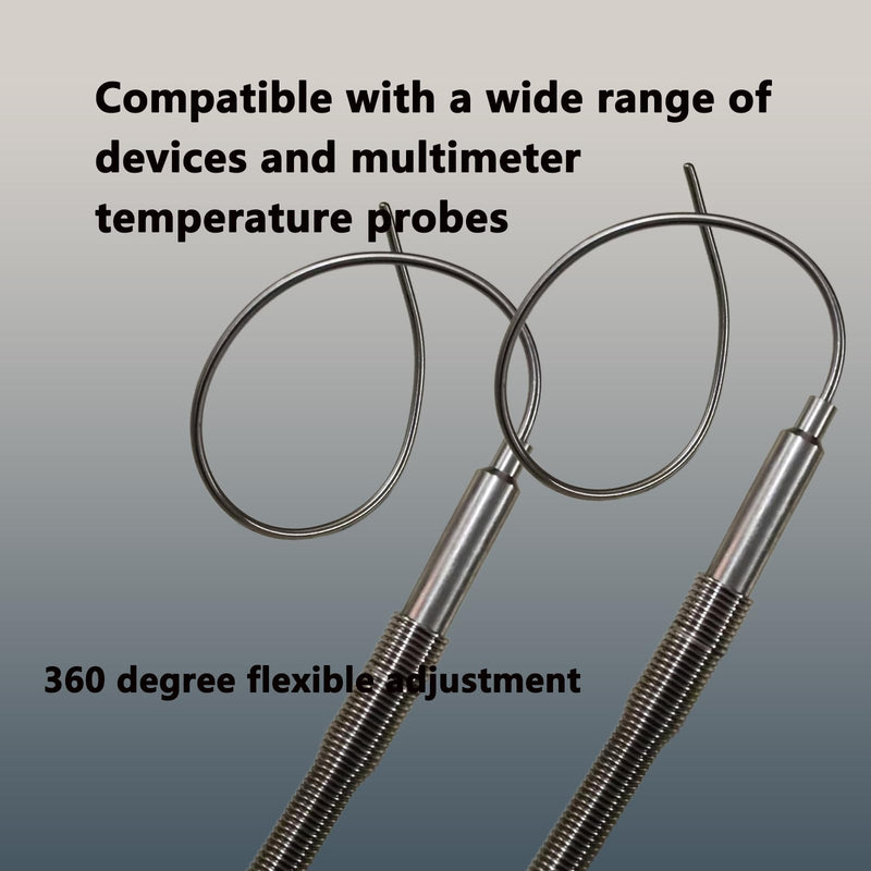 [Australia - AusPower] - TL1915SL k Type thermocouple Probe Length 6in / 0.06in /40 in Flexible Thermocouple -40℉~1230℉（2pcs） 