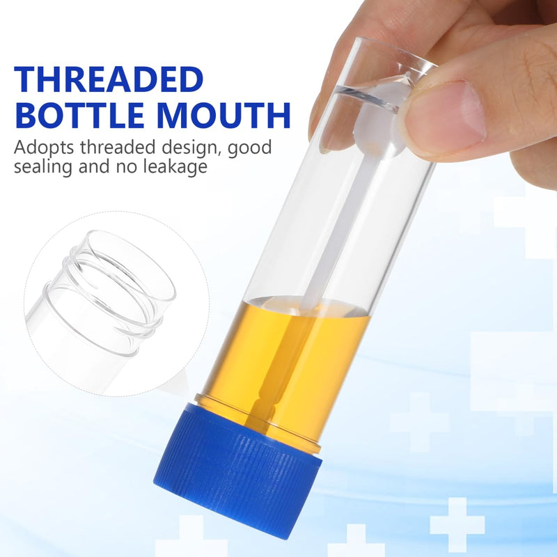 iplusmile Pack of 10 Sample Cups Chair Container 25-30 ml Plastic Medicine Container Laboratory Test Cups Transparent for Sample Storage