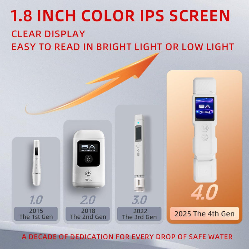[Australia - AusPower] - TDS Water Meter 9-in-1 with TOC COD TDS EC Turbidity Hardness UV254 SAL Temp, Water Quality Tester with 1.8 Inch IPS Screen for Tap Aquaculture Aquarium Pool Hydroponic Spa Well 