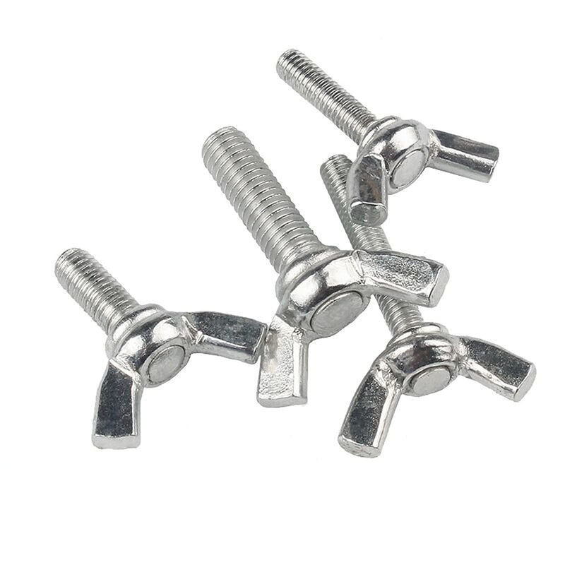 [Australia - AusPower] - 20 Pcs M6 Carbon Steel Zinc Plating Wing Butterfly Screws Bolts,Wing Bolt,Machine Fastener,Thumb Hand Screws for Electronic Equipment (Galvanized M6-1.0 x 12mm) M6-1.0 x 12mm?20Pcs? 