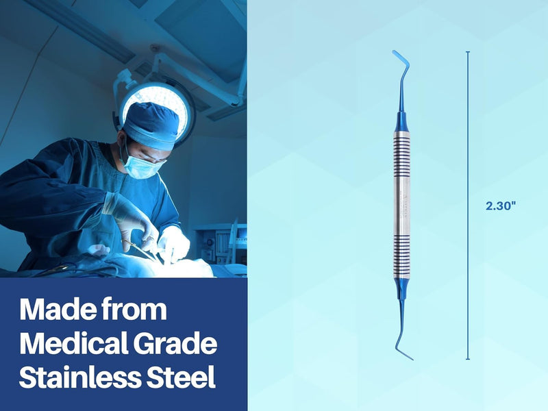 [Australia - AusPower] - ARTMAN INSTRUMENTS 10 PCS Dental Composite Filling Plastic Instruments – Flat Ends Heidman Set for Restorative Dentistry, Filling and Contouring 