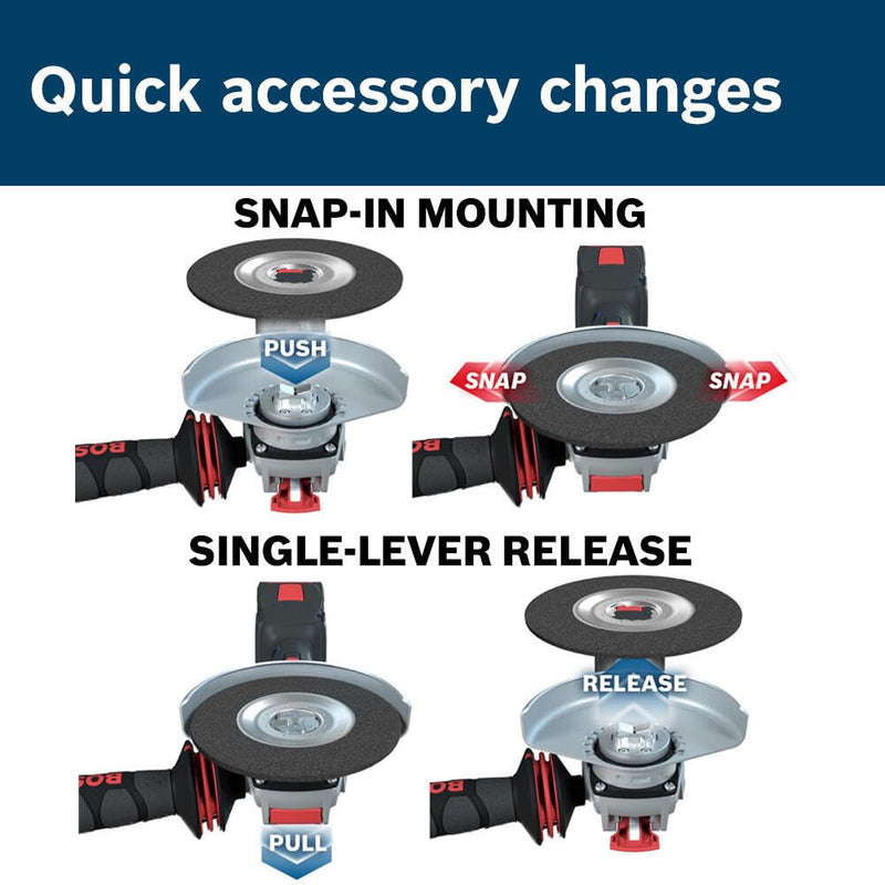 [Australia - AusPower] - Bosch WBX418 4.1" Wheel Diameter X-LOCK Arbor Hardened Steel Pressed Wire Wheel 