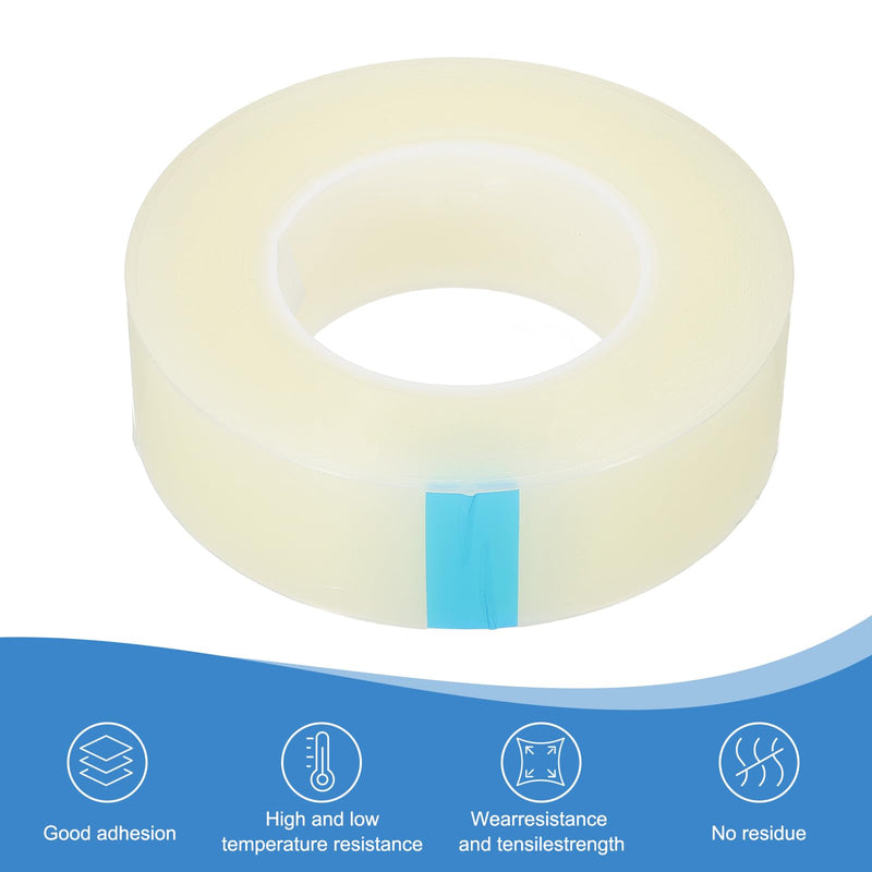 PATIKIL Removable Protective Film Tape, 1.6 Inch x 656 ft PE Surface Protective Scratch Film Tape Roll for Furniture Electrical Appliances Plastic Hardware Low Stickiness, Clear