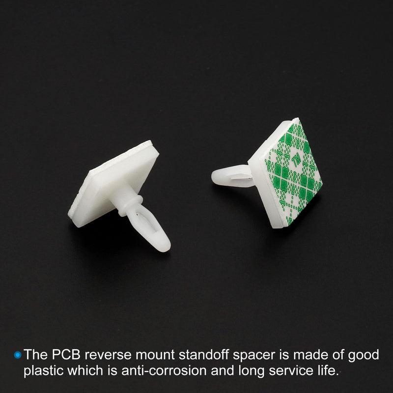 [Australia - AusPower] - PATIKIL Sticky PCB Spacer, 24 Pcs Adhesive Standoffs 0.25" Supporting Height Adhesive Insulated Standoffs for PCB PC Board Support, White 0.25" 