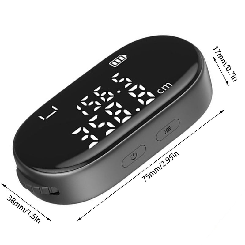 [Australia - AusPower] - Digital Tape Measure, 328ft Accuracy Measuring Flexible Electronic Rolling Tool, Roller Design, 5 Modes, Auto Storage, Rechargeable 