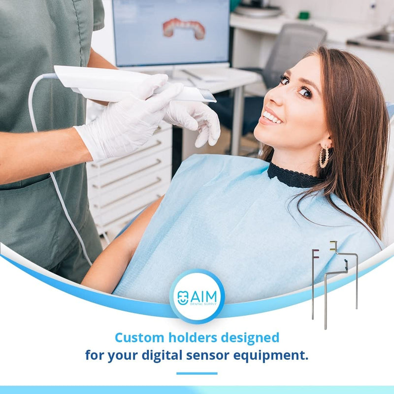 [Australia - AusPower] - ADS Dental X-Ray Positioning Aiming Ring, Autoclavable, Posterior XCP Style, Rinn FPS 3000, X-Ray Positioning System, Dental Intra Oral Film, Posterior Yellow(Pack of 5) 